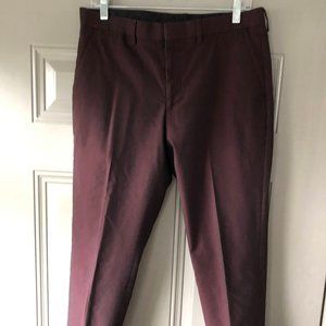 Maroon dress pants